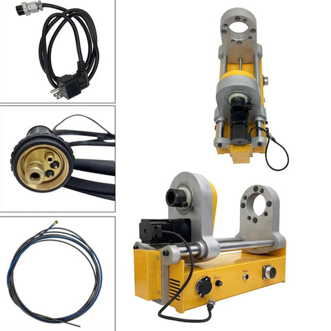 Image of Onsite Portable Line Boring And Welder Machine That Is A Real Workhorse With Auto Rotary Inner Boring, showing components and cables.