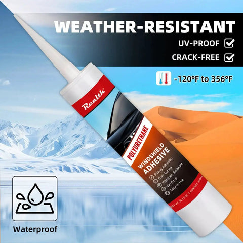 Heavy Duty Windshield Adhesive And Sealant 50ML Fast Curing Formula For Auto Glass Car Windscreen RV Window Weather Resistant