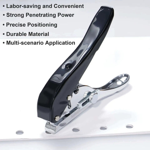 Heavy Duty 10mm Hole Punch For Paper Cards PVC Board And Cardboard Single Hole Punch Tool With Rugged Alloy Body Easy Grip