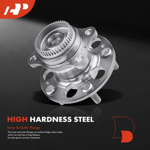 Road Ready Rear Wheel Bearing And Hub Assembly With ABS Ring For Hyundai Elantra Elantra Coupe Elantra GT Veloster Forte Forte Koup Forte5 5 Lug 2011 To 2018 FWD Only