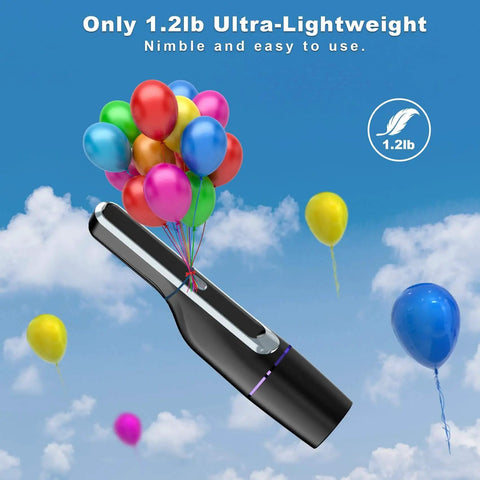 Ultra Lightweight Cordless Handheld Vacuum For Car And Home, 14000Pa Suction, brushless motor, only 1.2lbs, with balloons.