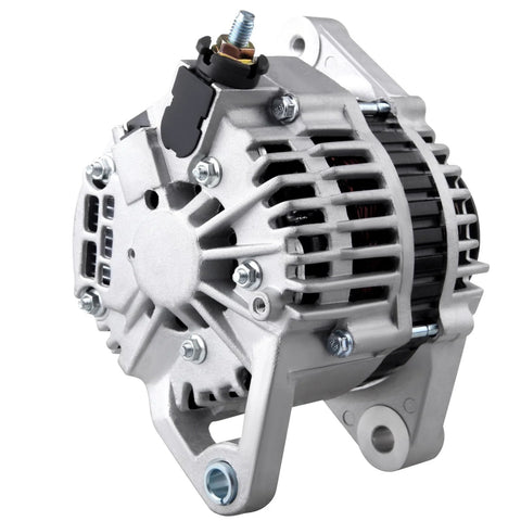 Alternator Replacement For Nissan Frontier And Xterra Two Point Four Liter 12V 70 Amp One Groove Pulley Drop In Fit OE Replacement