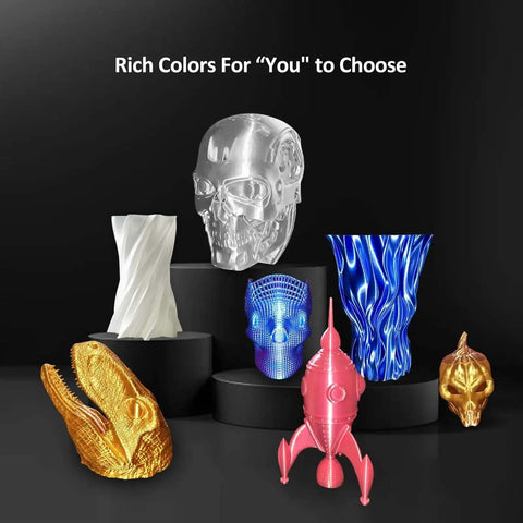 Silk PLA Filament 1.75mm Magenta Silk Pink 1kg Vacuum Packed Low Stringing For Easy Printing And High Precision 0.02mm display
