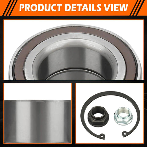 Product components of Front Wheel Bearing Kit 510089 For Honda Civic 2006 To 2020 And Acura ILX 2013 To 2014 Two Pack