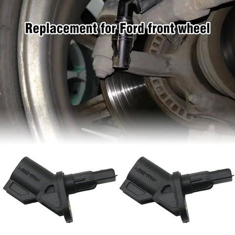 Front ABS wheel speed sensor replacement for Volvo C30/Ford C-Max; two black sensors shown.