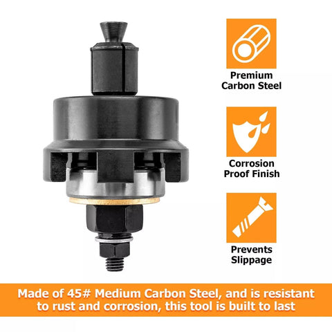 Motorcycle Wheel Bearing Removal And Installation Kit For Harley-Davidson Three Quarters Inch, 1 Inch, And 25mm Bearings, corrosion-resistant carbon steel tool
