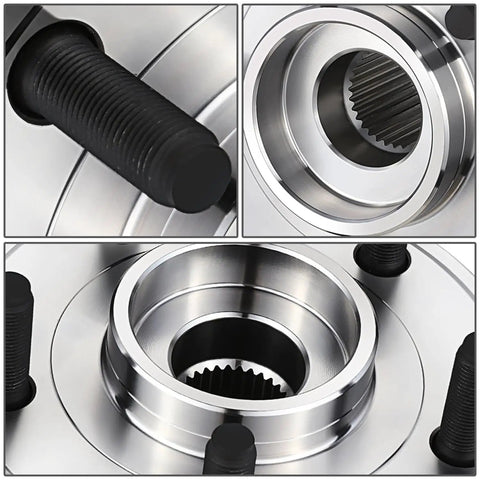 Front Wheel Bearing Hub Assembly For Jeep Wrangler 2011 2017 And 2018 Wrangler JK With 5 Lug Hub Beefed Up Steel Construction, OEM Style