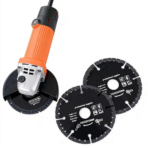 3 Pack 4.5 Inch Diamond Cutting Wheel For Angle Grinder Dry And Wet Use Heavy Duty Indestructible Disc next to angle grinder