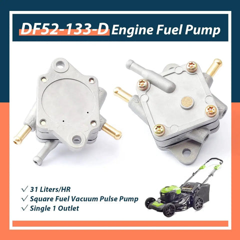 DF52-133-D Fuel Pump Replacement For Honda GX610 GX620 GXV610 GXV620 EB11000 HA4118 HA4120 Engines, 31 Liters Per Hour
