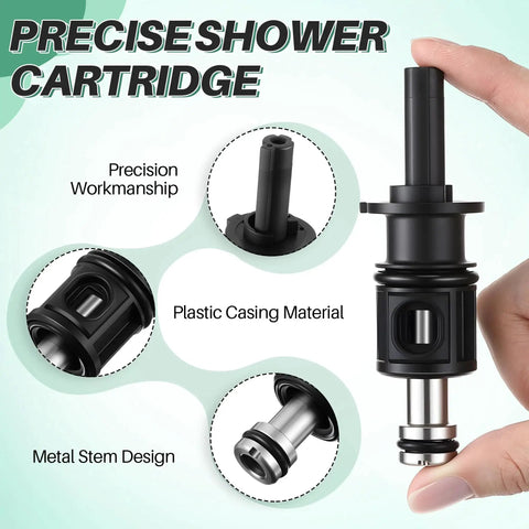 Replacement Shower Cartridge Compatible With Pfister Avante Series Lavatory Tub And Shower Faucets 9742920 S74-2920 Metal Stem For Durable Performance And Easy Operation By Dreyoo 1 Pack in hand, close-up view.
