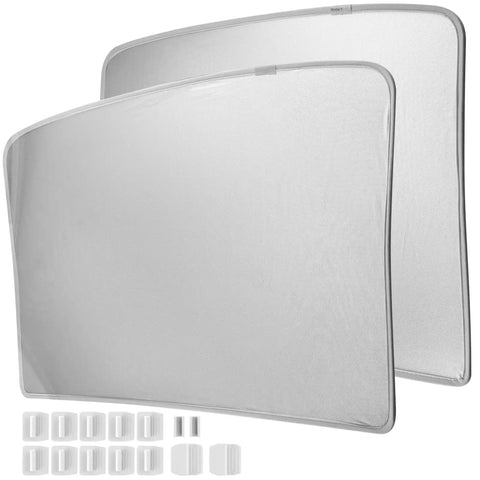 Model Y Sunshade Roof Cover For Tesla 2020 To 2025 Heat And UV Protection shown with installation clips