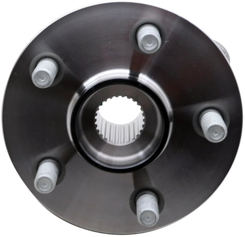 Front view of Front Wheel Bearing And Hub Assembly For Toyota Vehicles Workhorse Repair Kit With Hub And Bearing Direct Fit OEM Quality.