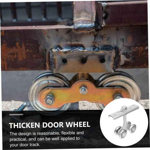 Heavy Duty Galvanized Door Roller Pulley For Sliding Doors, 500Kg Load Capacity Track Wheel Accessory For Industrial Use