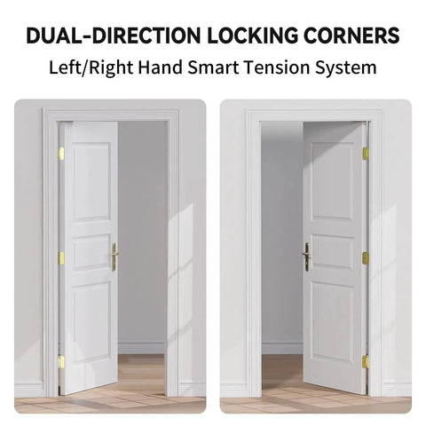2 Pack Self Closing 4 Inch Door Hinges With Spring Loaded Action For Garage Front Back Doors Left Or Right Hand Install