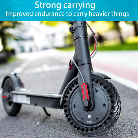 Two Pack Ready To Roll 50/75-6.1 Inch Solid Scooter Tires on electric scooter, fits Gotrax GXL V2 XR Apex Xiaomi Pro 2 M365 M365 Pro