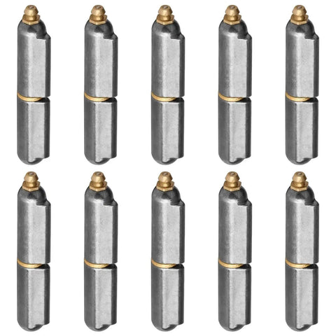10 Pack Weldable Hinge With Grease Zerk 6 Inch Stainless Steel Heavy Duty Weld On Hinges for gates and outdoor enclosures