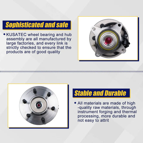 Beefed Up Front Wheel Bearing And Hub Assembly 515079 For Ford F-150 4WD 6 Lug With ABS 2005 2008 Heritage product features