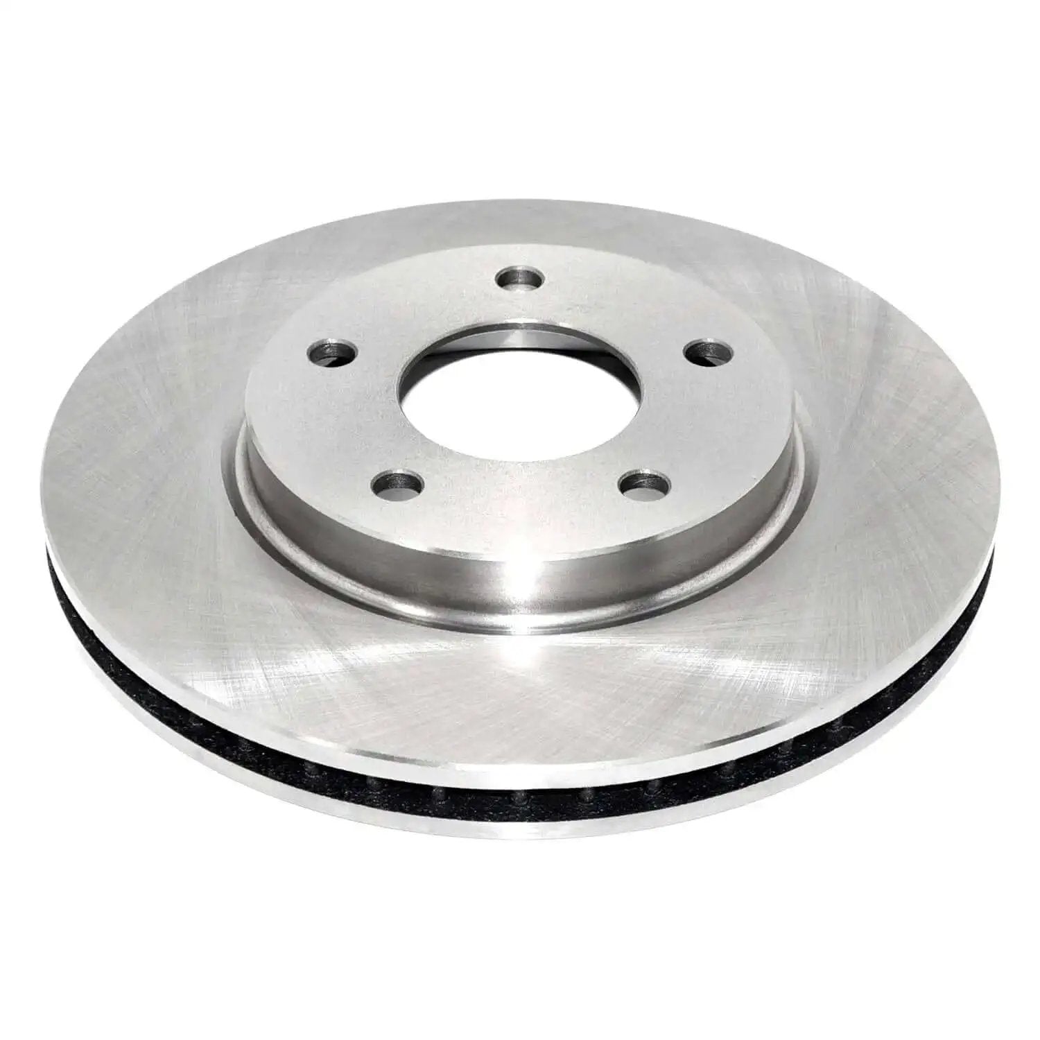 Front Vented Brake Rotor With Non Directional Swirl Fi...