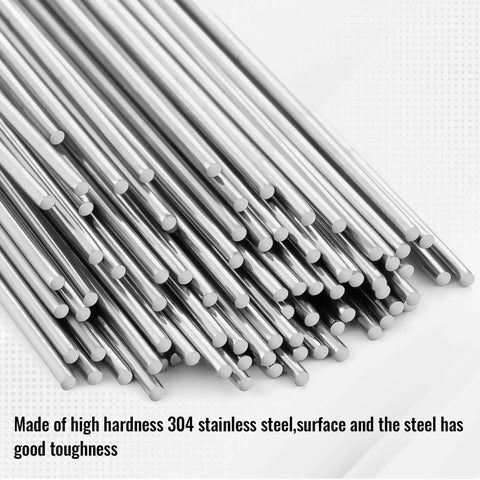 80 Pieces 1mm By 300mm 304 Stainless Steel Round Rods For DIYers And Lathe Pros, smooth surface and rust resistant