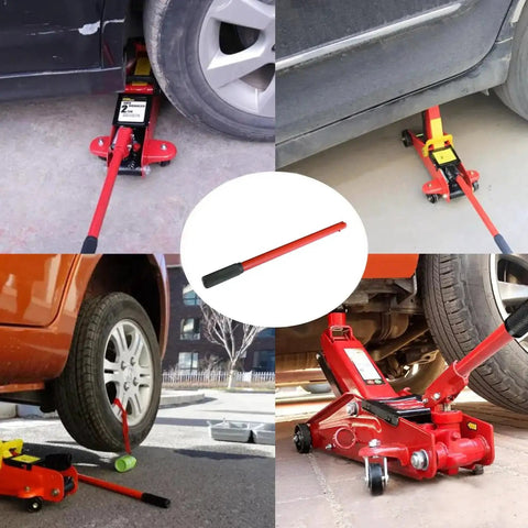 2 Ton Horizontal Hydraulic Jack Handle Replacement Kit For Automotive Car Red in use with various vehicles