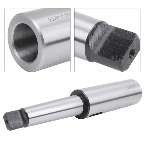 Kanasi MT4 to MT4 taper drill sleeve reducing adapter, metal, for lathe and milling machines