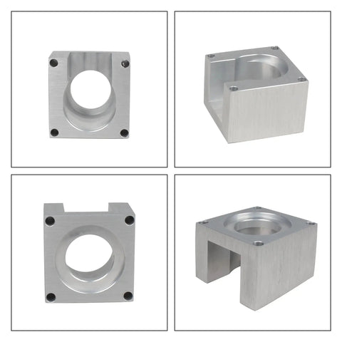 Nema23 Stepper Motor Mounting Bracket For 57mm Motors Aluminum Clamp Mounting Support With Screws Fixed Seat For CNC Router