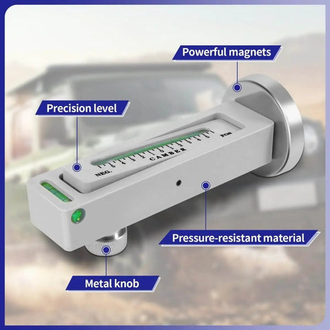 Adjustable Magnetic Wheel Alignment Gauge Tool For Camber Caster And Toe Measurements with precision level and metal knob