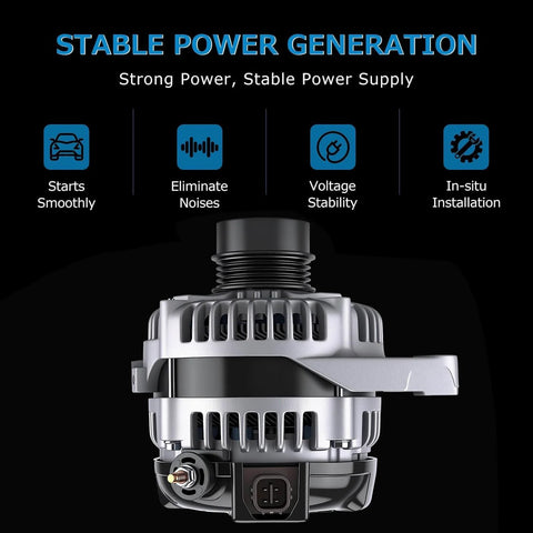 Image of High-Performance Alternator Upgrade for Toyota Camry L4 2.5L 2010-2011 with features of stable power generation
