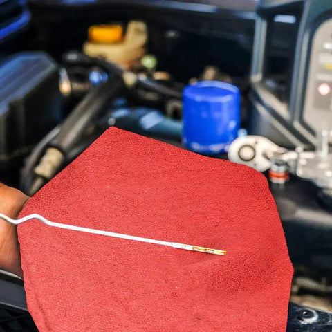 Heavy Duty Shop Towels 50 Pack Cotton Rags 14 By 14 Inches Lint Free Commercial Grade Red For Wet Or Dry Cleaning And Auto Repair Pro Grade Absorbent Rags For Busy Garages And Mechanic Shops Industrial Strength
