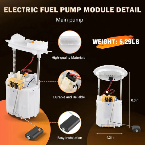 Electric Fuel Pump Module Assembly For 05-15 Chrysler 300, 08-15 Dodge Challenger, detailed image with features