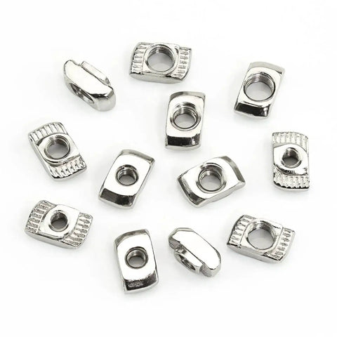 Heavy Duty T Nut Kit For Aluminum Profiles 2020 3030 4040 96 Piece Hammer Head Sliding T Nuts Set M3 M4 M5 M6 M8