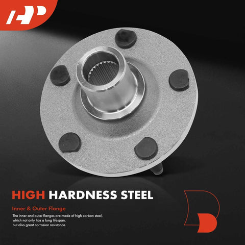Front Wheel Bearing And Hub Kit For Ford Escape 2001-2012, Mazda Tribute 2001-2006 And 2008-2011, Mercury Mariner 2005-2011, 5-Lug, High Load Capacity With Ball Or Roller Bearing front view