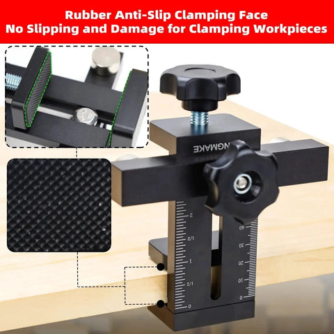 Cabinet Door Positioning Tool Jig With Quick Edge Positioner for Frameless or Face Frame Cabinets Adjustable Mounting Jig