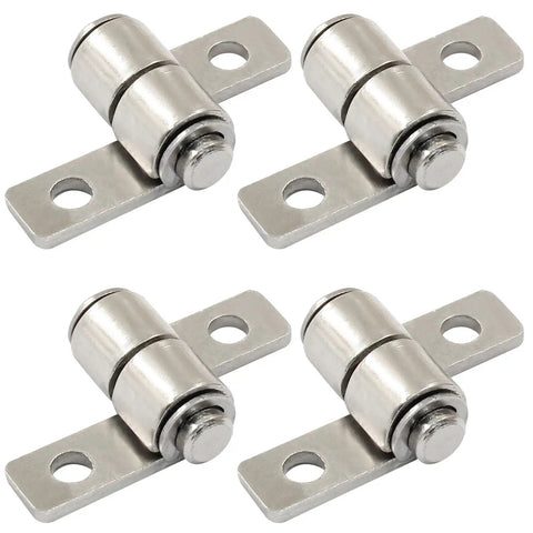 2 Sets 360 Degree Torque Hinge 0.3N.m Friction Hinges For Cabinets Boxes And Doors Carbon Steel Construction Includes 2 Left And 2 Right Hinges Durable Small Size Hardware For Equipment Easy Install