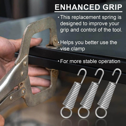 Thirty Piece 4008 Vise Replacement Springs Made From Carbon Steel For Vise Clamps And Locking Tools Compatible With 10R 10WR 10CR 11R 11SP 11HD 20R 310S 12LC And 10LW Pro Grade Heavy Duty Springs For Smooth, Secure Clamping on vise