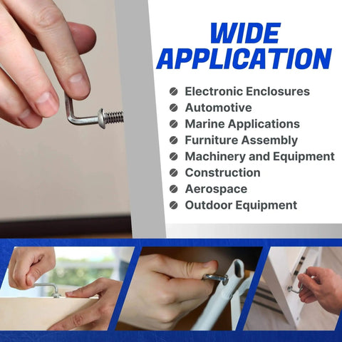 Button Head Socket Cap Screws 2-56 By One Eighth Inch Stainless Steel 18-8 100 Pack Full Thread Bright Finish Corrosion Resistant With Allen Socket Drive For Furniture, Motorcycles, And General Hardware Projects shown in various applications.