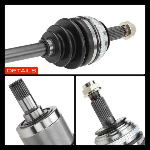 Cv Axle Shaft Assembly For Acura El 2001 2005 And Honda Civic 2001 2005 Front Right Passenger Side Plug And Play Direct Fit 44305S5AJ10 Premium Quality OE Grade Axle Built For Durability Ships Ready To Install And Delivers Smooth Quiet Operation.