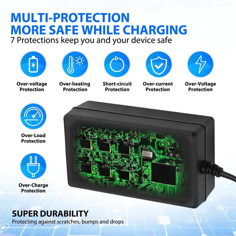 15V 2A AC DC Power Supply Adapter Charger Cable Cord For Theragun Mini Gen 1 And Theragun Prime Massager Gun with protection features