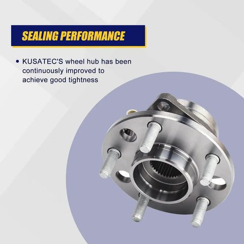 Front Wheel Hub and Bearing Assembly 513087 Compatible with Buick Cadillac Chevy Oldsmobile Pontiac 1991-1999