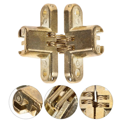 Six Pack Concealed Cabinet Hinges Self Closing 1.64 By 1.3 Inches Invisible Quiet Hinges For Kitchen Cabinets And Furniture