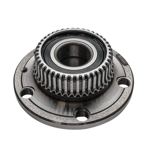 Close-up of Rear 2-Piece Wheel Bearing Hubs Assembly Replacement for Volkswagen Jetta Beetle Golf City and Audi TT 1998-2010.