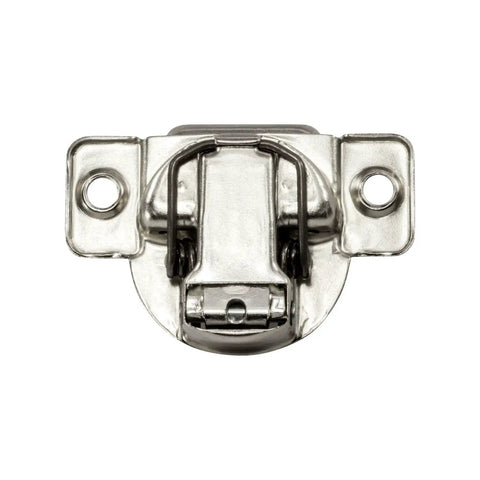 Front view of Premium USA Made Grass TEC 864 Overlay Self Closing Cabinet Hinges Built To Last One And A Quarter Inch Face Frame