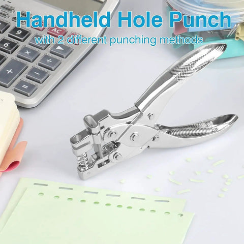 2 In 1 Badge Slot Hole Punch For Id Cards And More No Nonsense Heavy Duty Hand Punch Made Of Metal For PVC Cards Paper And Cardstock