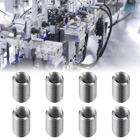 20 Pcs Thread Reducing Nuts M8 Male To M6 Female Threaded Reducers Adapters Sleeve Bolts Beefy Pro Grade Stainless Steel Set