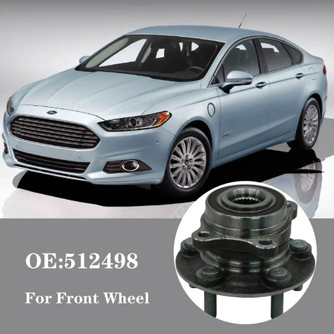 Front And Rear Wheel Bearing And Hub Assembly Fits Ford Fusion 2013 2020 And Lincoln MKZ 2013 2016 5 Lug With ABS Replacement Wheel Hub Kit