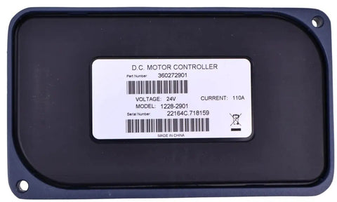Beefed Up 24V 110A Permanent Magnet Motor Speed Controller 1228 2901 label view for Curtis Mobility Scooter PWM 15 KHz