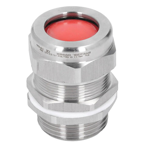 Explosion Proof Cable Gland Connector For Electrical Junction Boxes IP66 304 Stainless Steel With Double Sealing