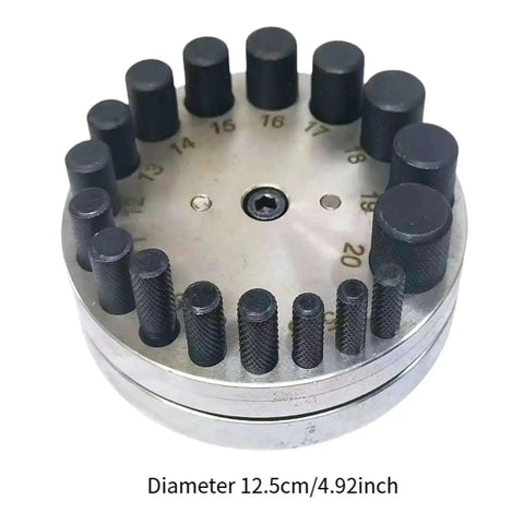Round Disc Cutter Set Manual Round Punch Multipurpose Metal Hole Puncher For Jewelry Making And Crafting Durable Steel Tool Kit