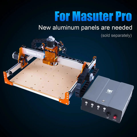 For Masuter Pro CNC Router with included controller box for precise milling and engraving, aluminum panels recommended