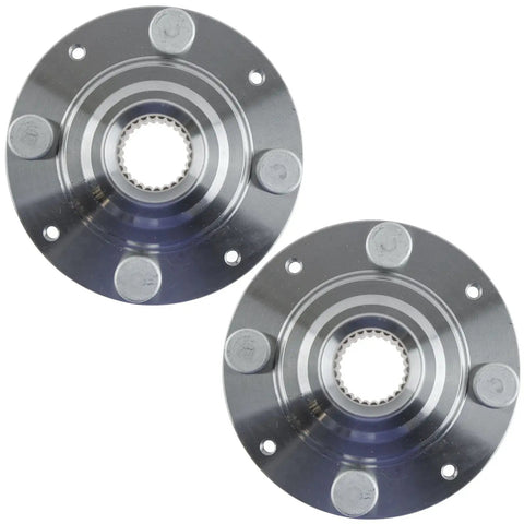 Top view of Front Wheel Bearing And Hub Kit 2 Piece Drop In Replacement For Honda Civic 1992 To 2000 And Civic Del Sol 1993 To 1997 Includes 2 Front Bearings And 2 Front Hubs DIY Friendly Install Replaces 44300 S04 008 And 44600 S04 980